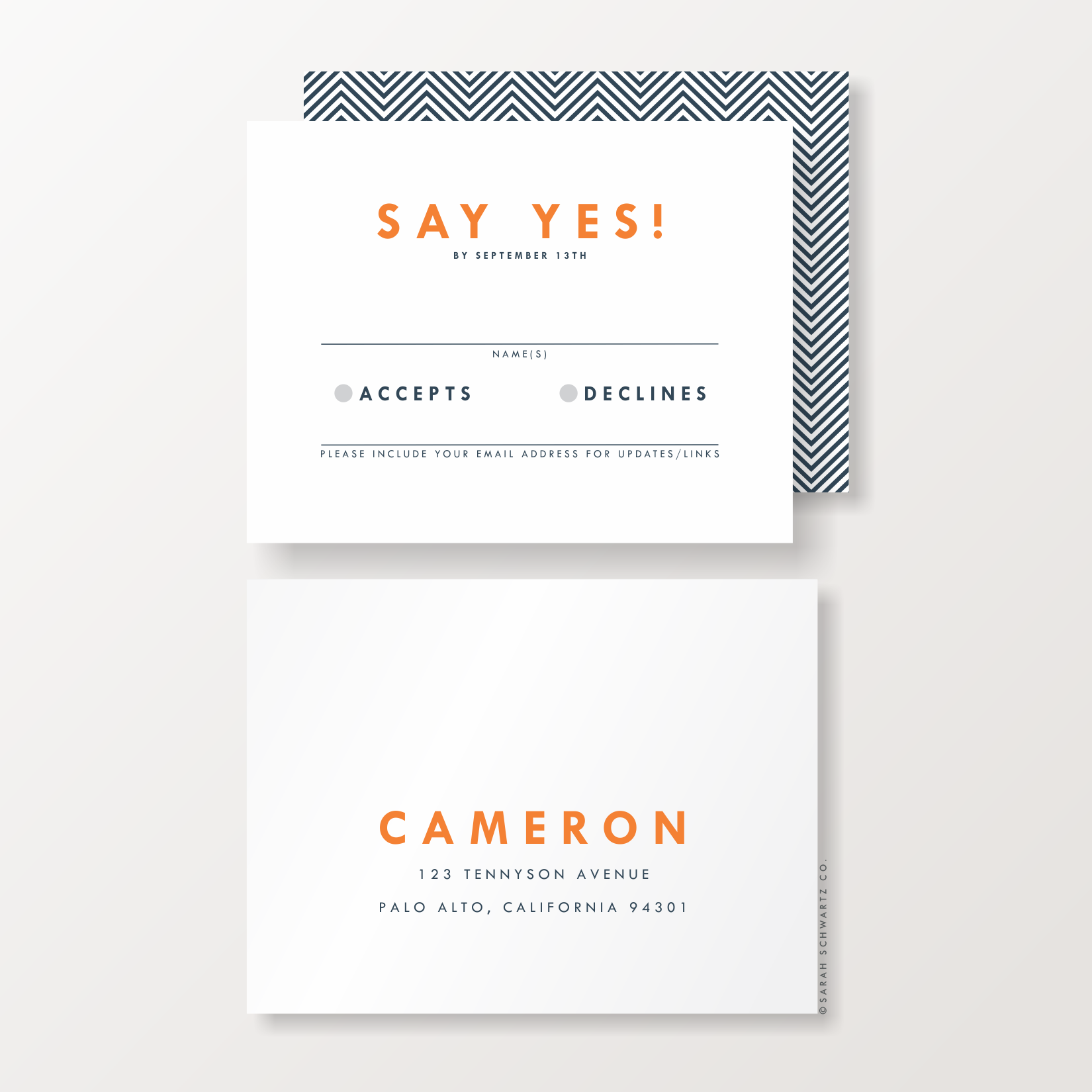 10 BAR MITZVAH SUITE 424 REPLY CARD IN ORANGE.png