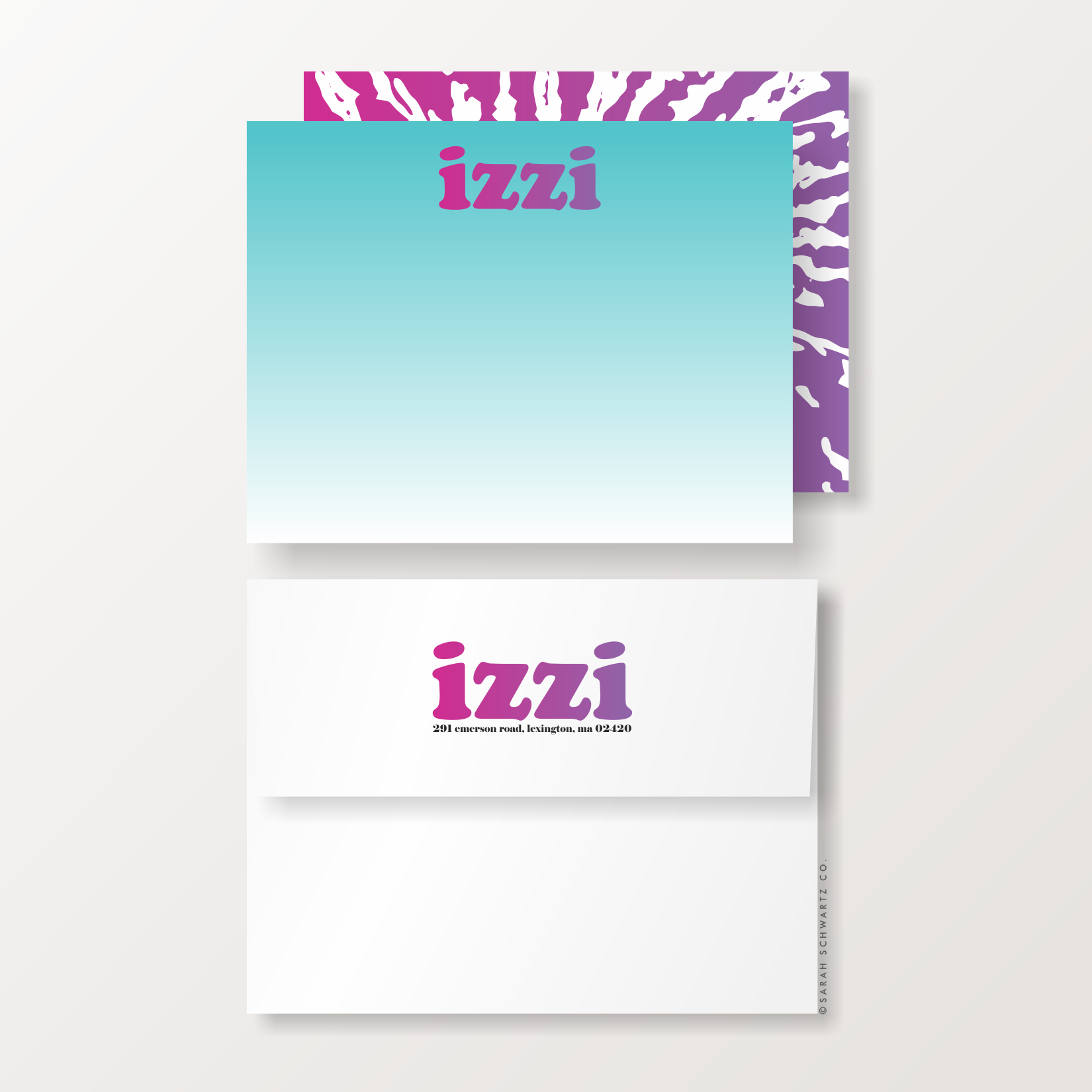 11 BAT MITZVAH SUITE 377 THANK YOU NOTE IN PINKPURPLE ON SKY.png