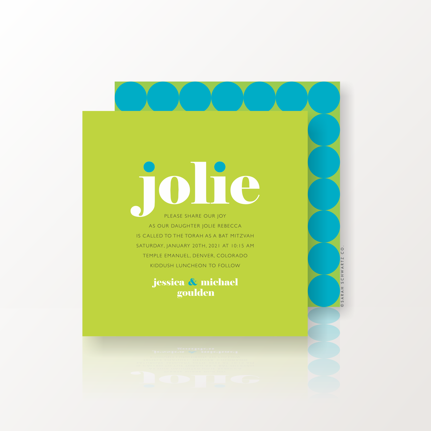 01 BAT MITZVAH SUITE 368 INVITATION IN LIME.png