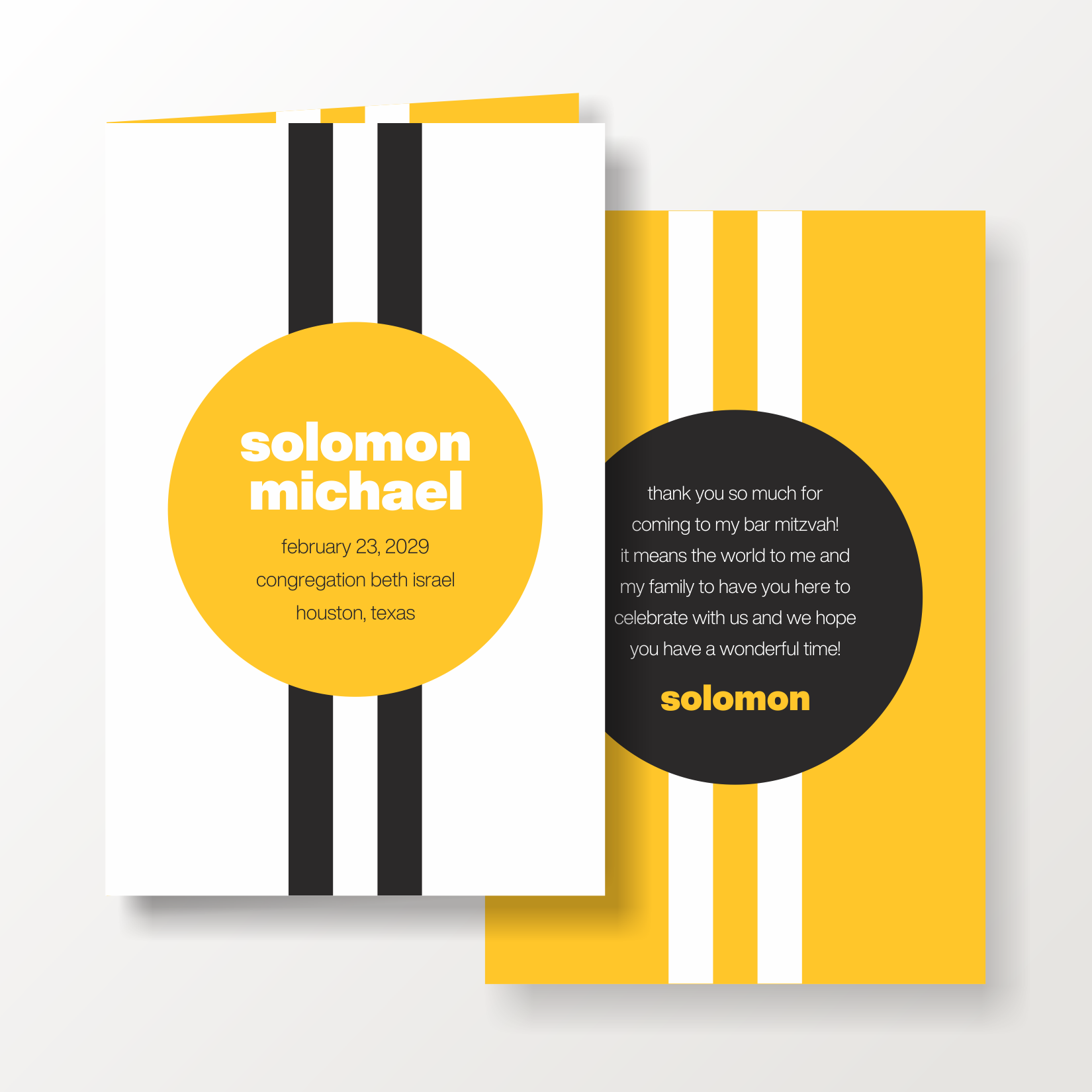 BAR MITZVAH PROGRAM COVERS SUITE 5444 (Copy) (Copy)