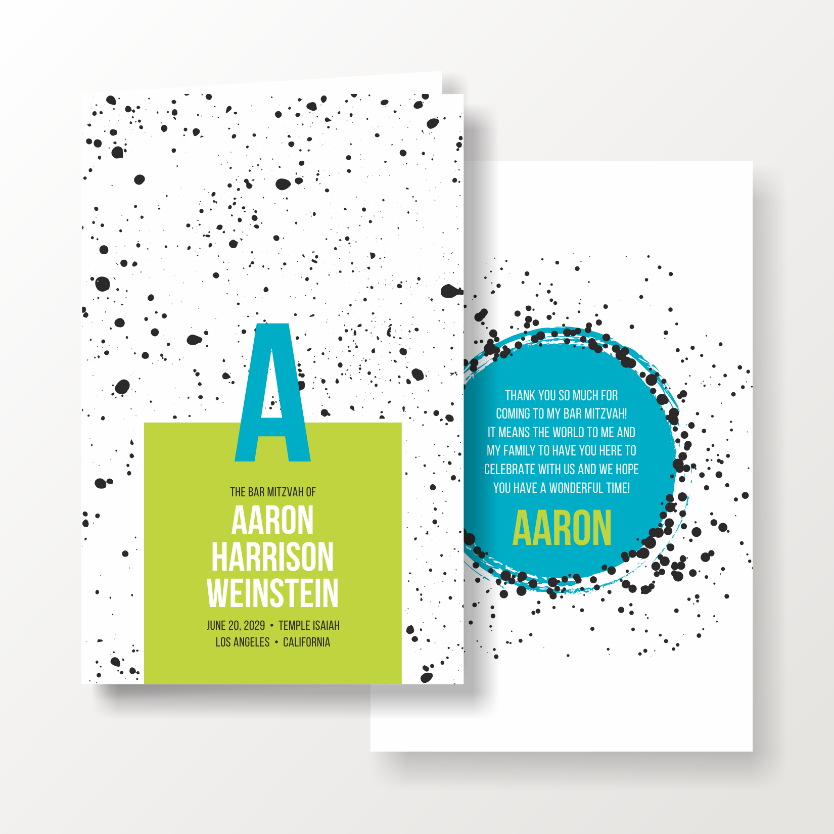BAR MITZVAH PROGRAM COVERS SUITE 5411-1 (Copy) (Copy)