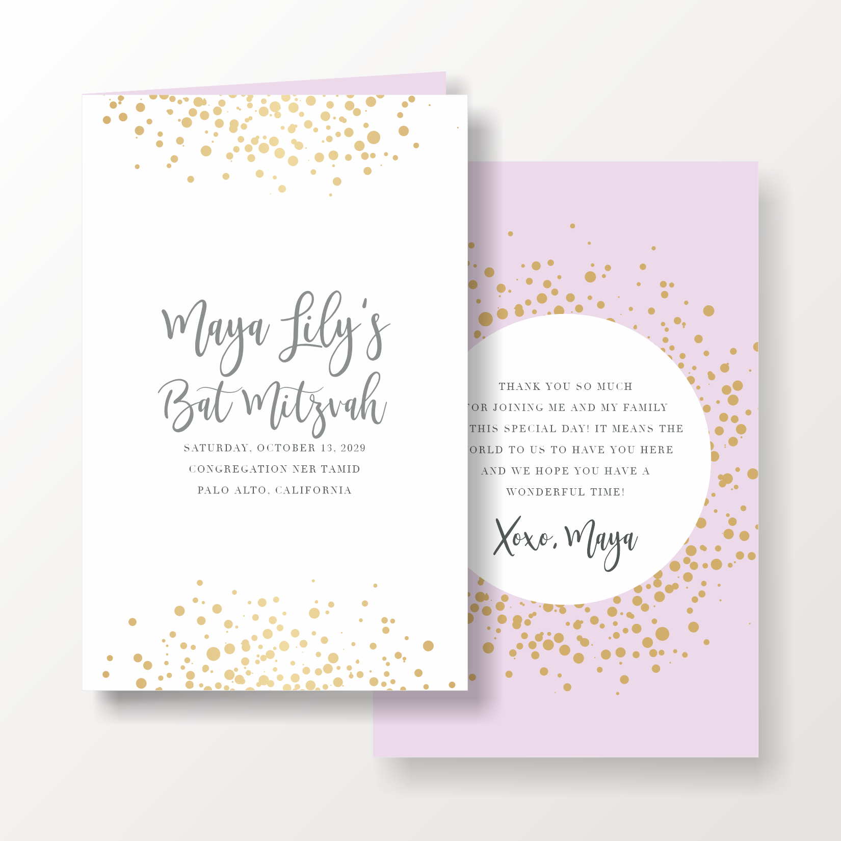 BAT MITZVAH PROGRAM COVERS SUITE 5356- (Copy)