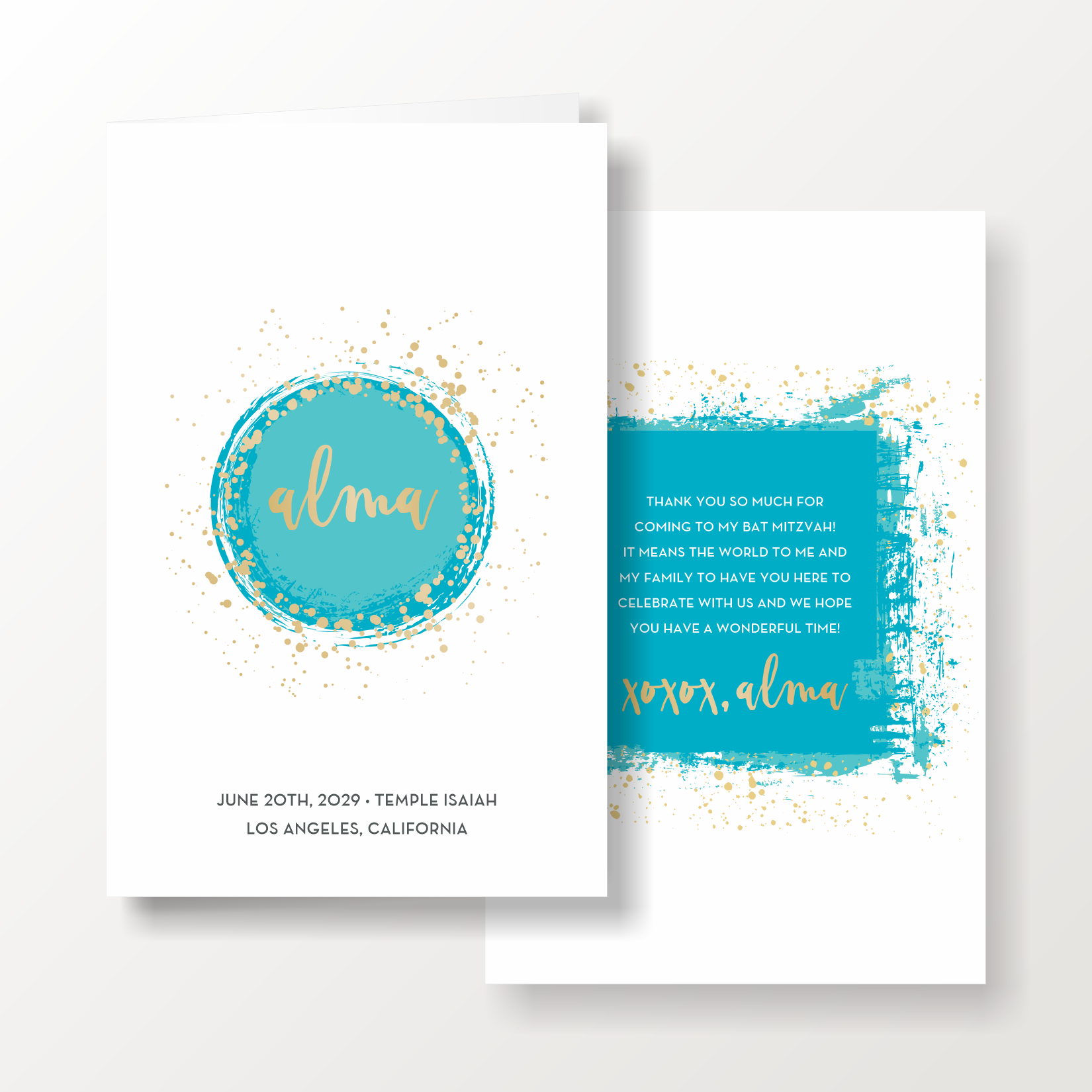 BAT MITZVAH PROGRAM COVERS SUITE 5348-3 (Copy)