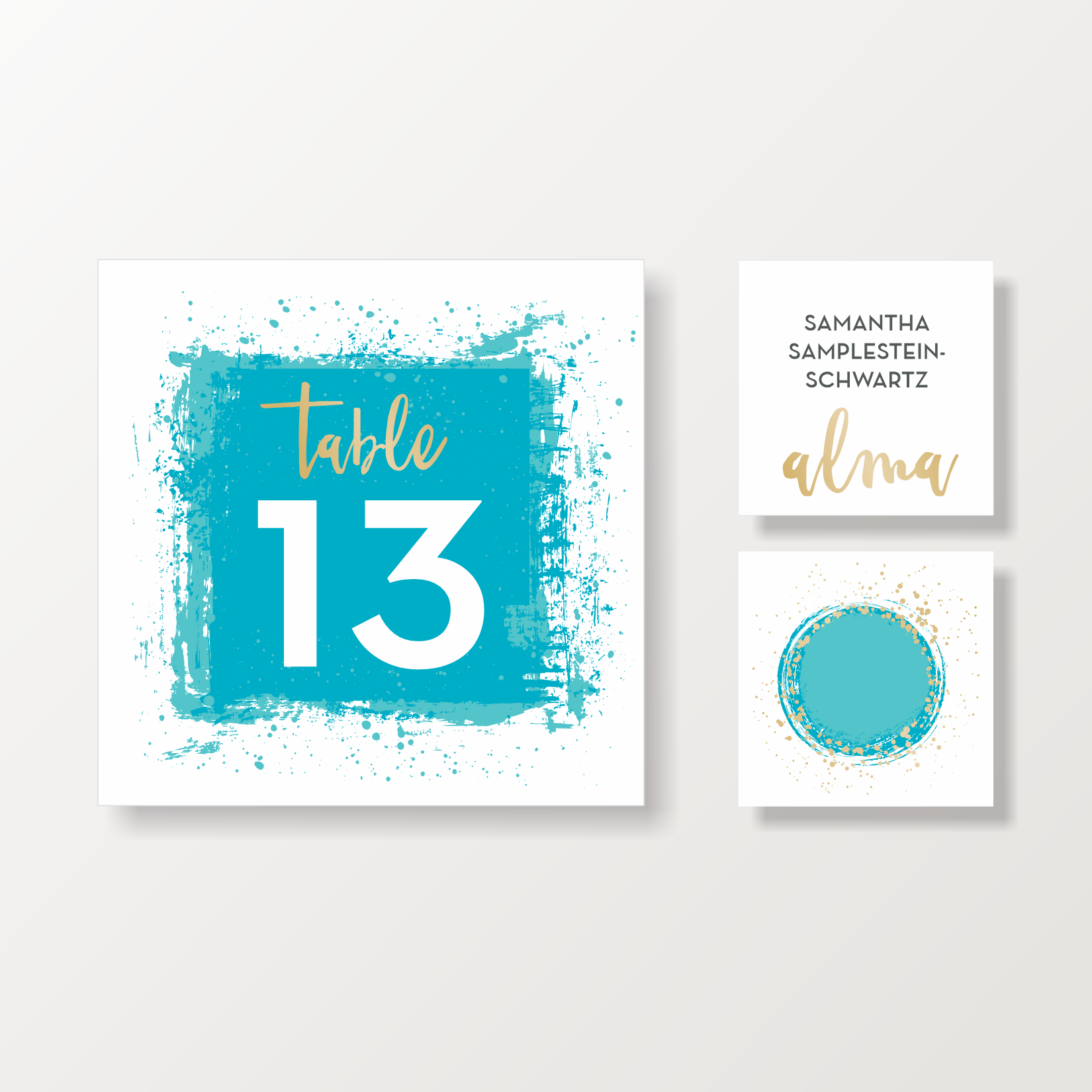 BAT MITZVAH PLACECARDS + TABLE #S SUITE 5348-3 (Copy)