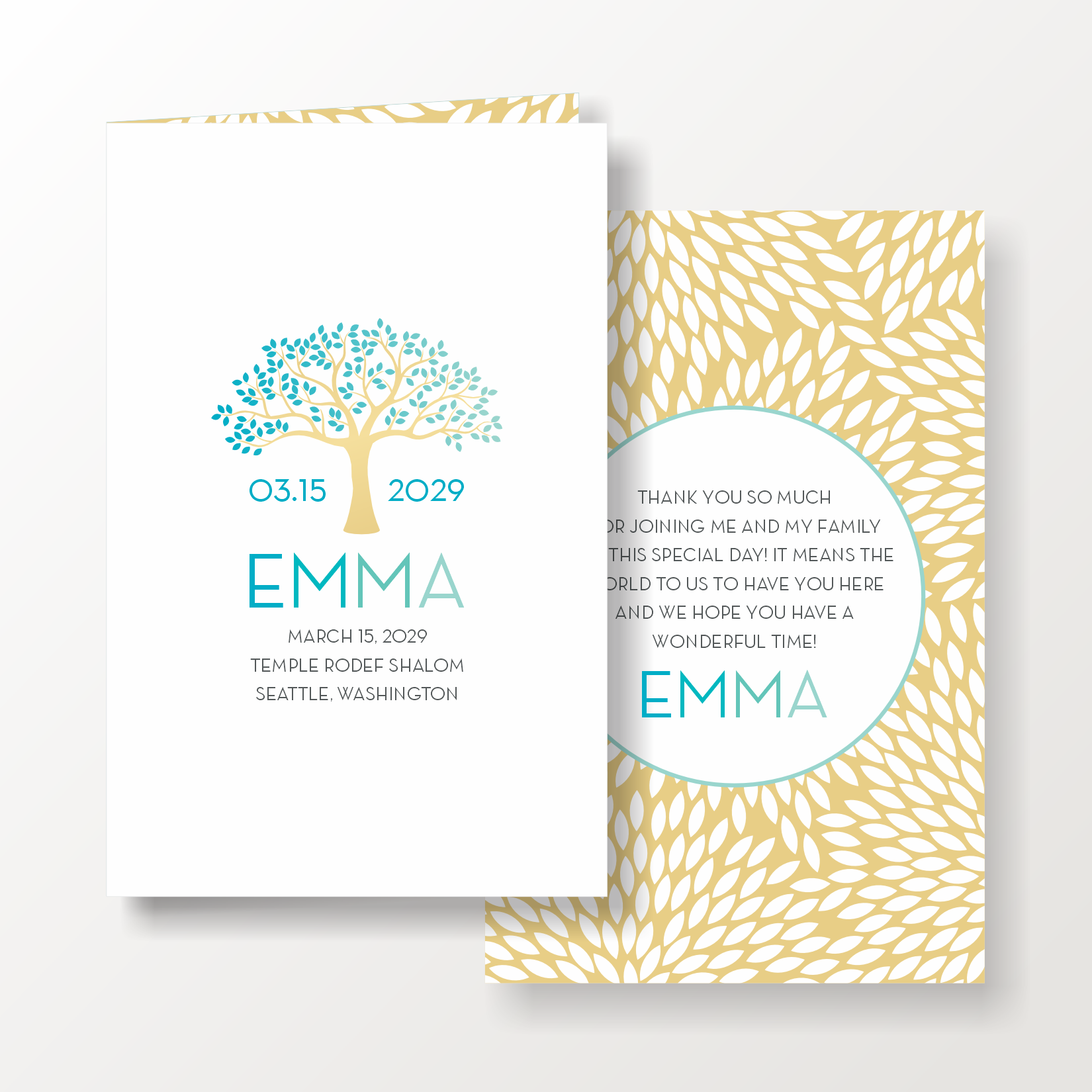 BAT MITZVAH PROGRAM COVERS SUITE 5189-1 (Copy)