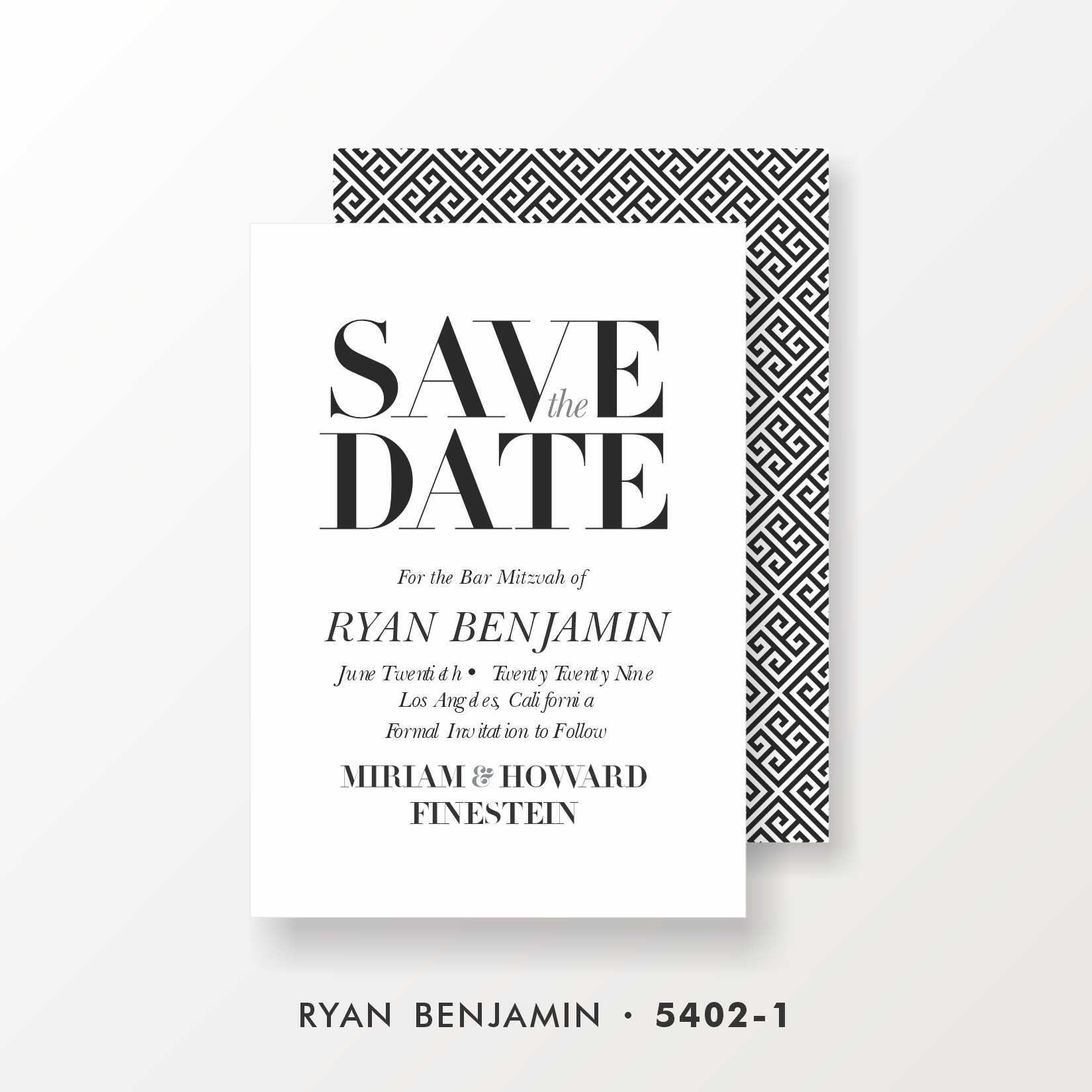 SARAH SCHWARTZ BAR MITZVAH SAVE THE DATE 5402-1