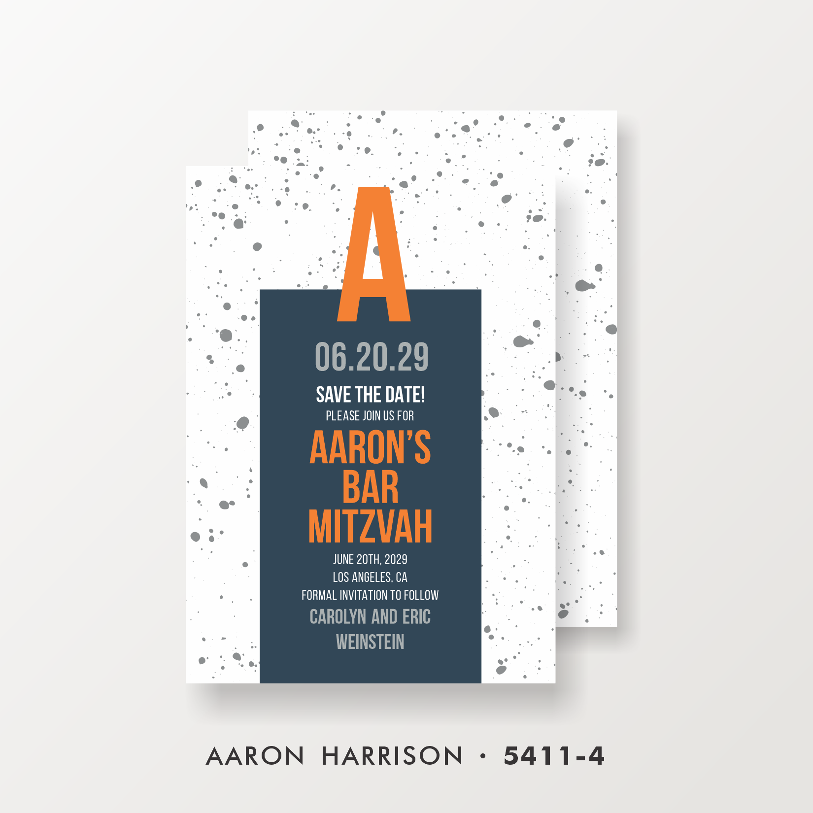SARAH SCHWARTZ BAR MITZVAH SAVE THE DATE 5411-4