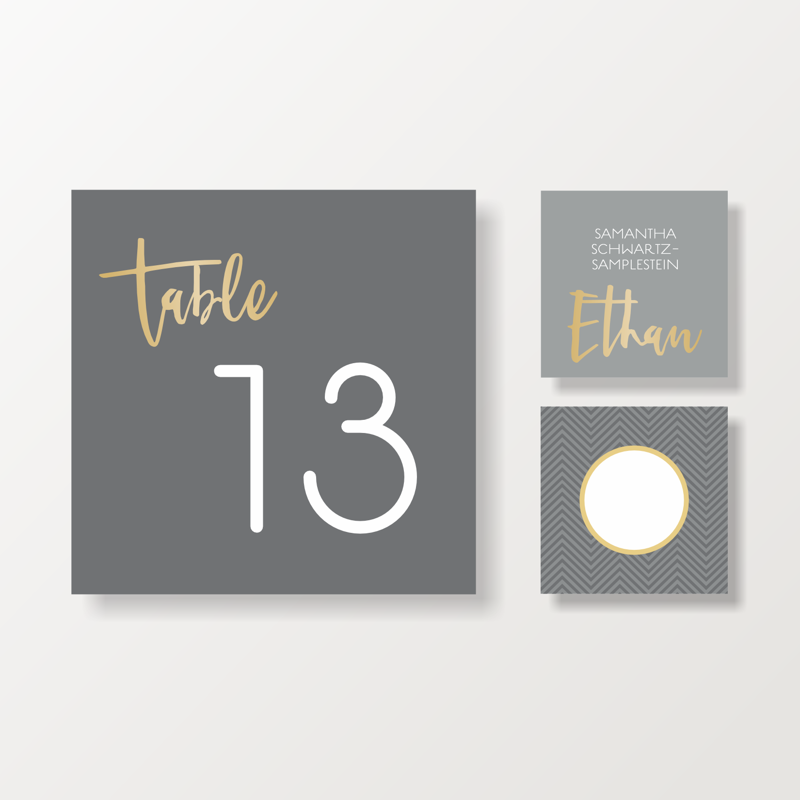 BAR MITZVAH PLACECARDS + TABLE #S SUITE 5401-1