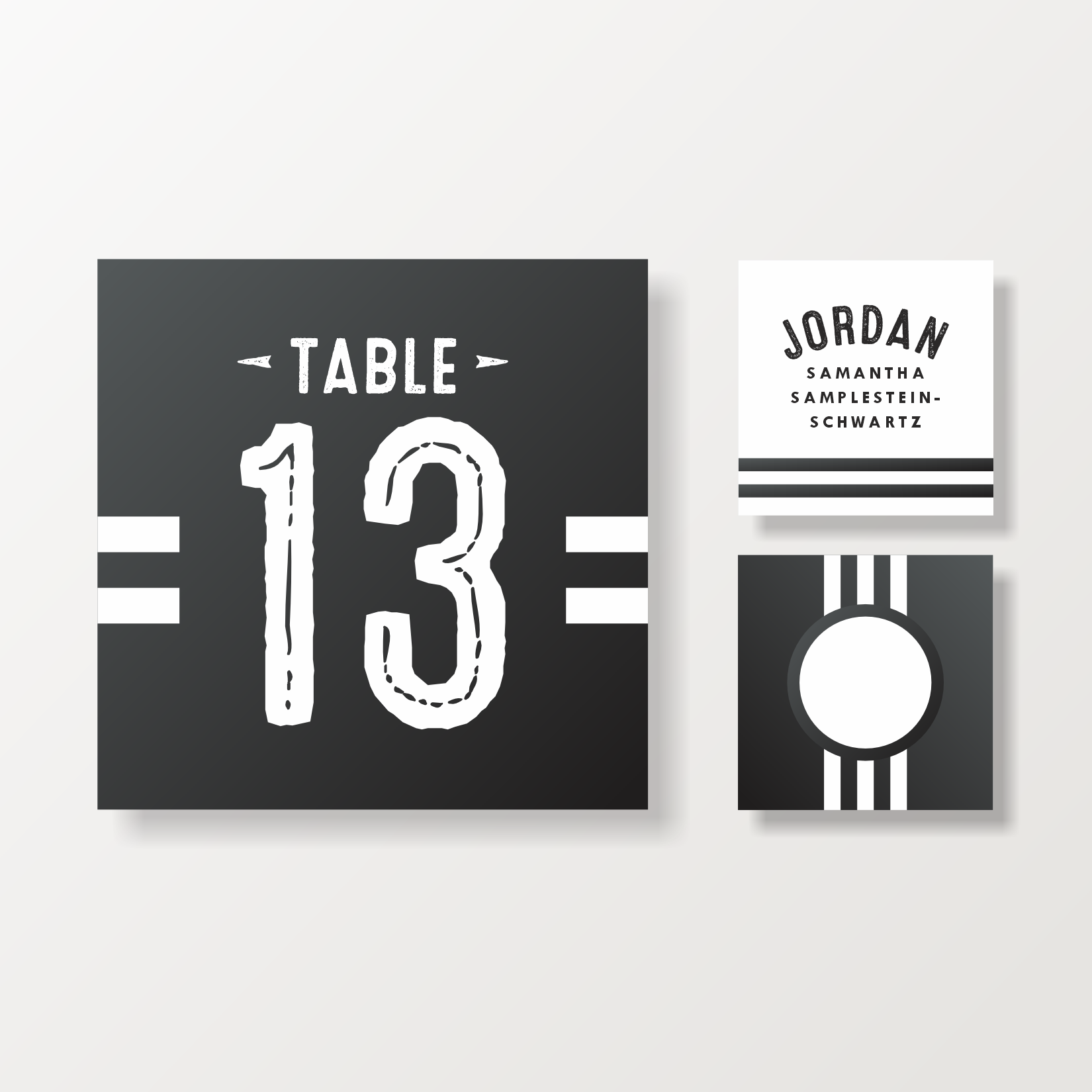  BAR MITZVAH PLACECARDS + TABLE #S SUITE 5246