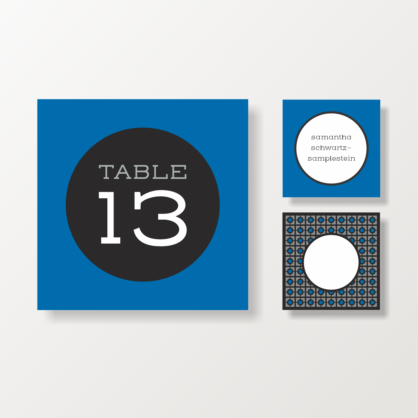 BAR MITZVAH PLACECARDS + TABLE #S SUITE 5405-2