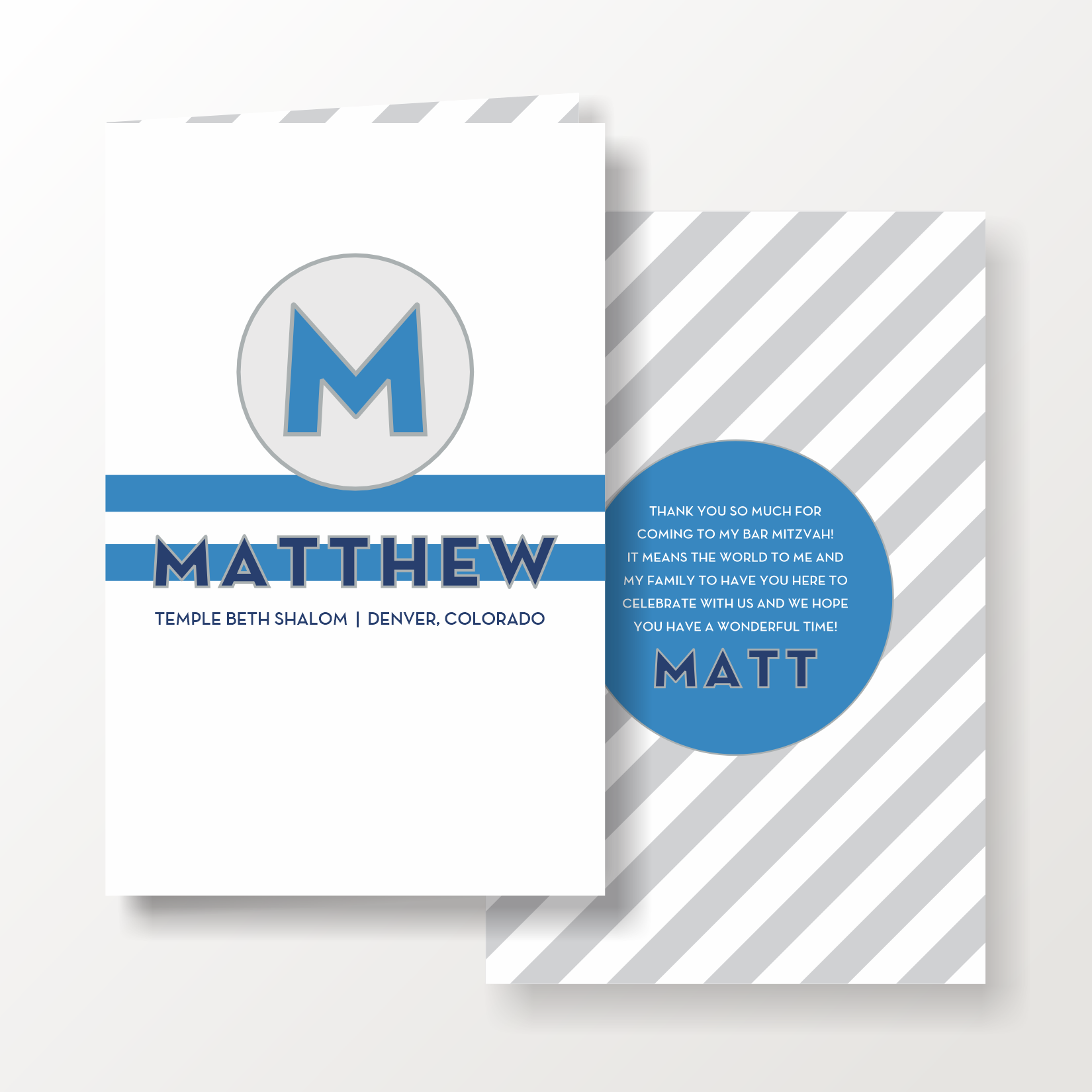 BAR MITZVAH PROGRAM COVERS SUITE 5257