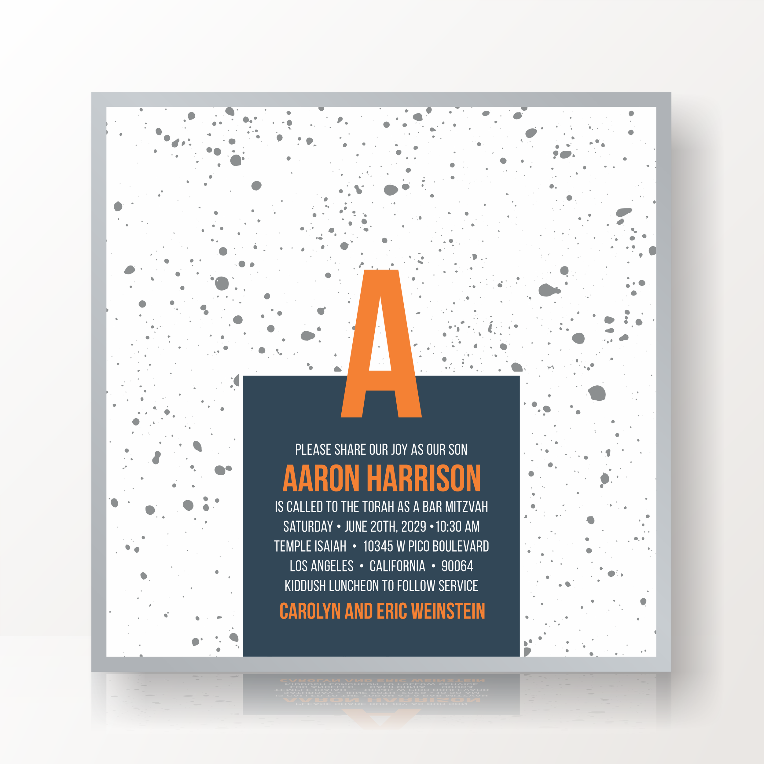 SARAH SCHWARTZ BAR MITZVAH INVITATION SUITE 5411-4