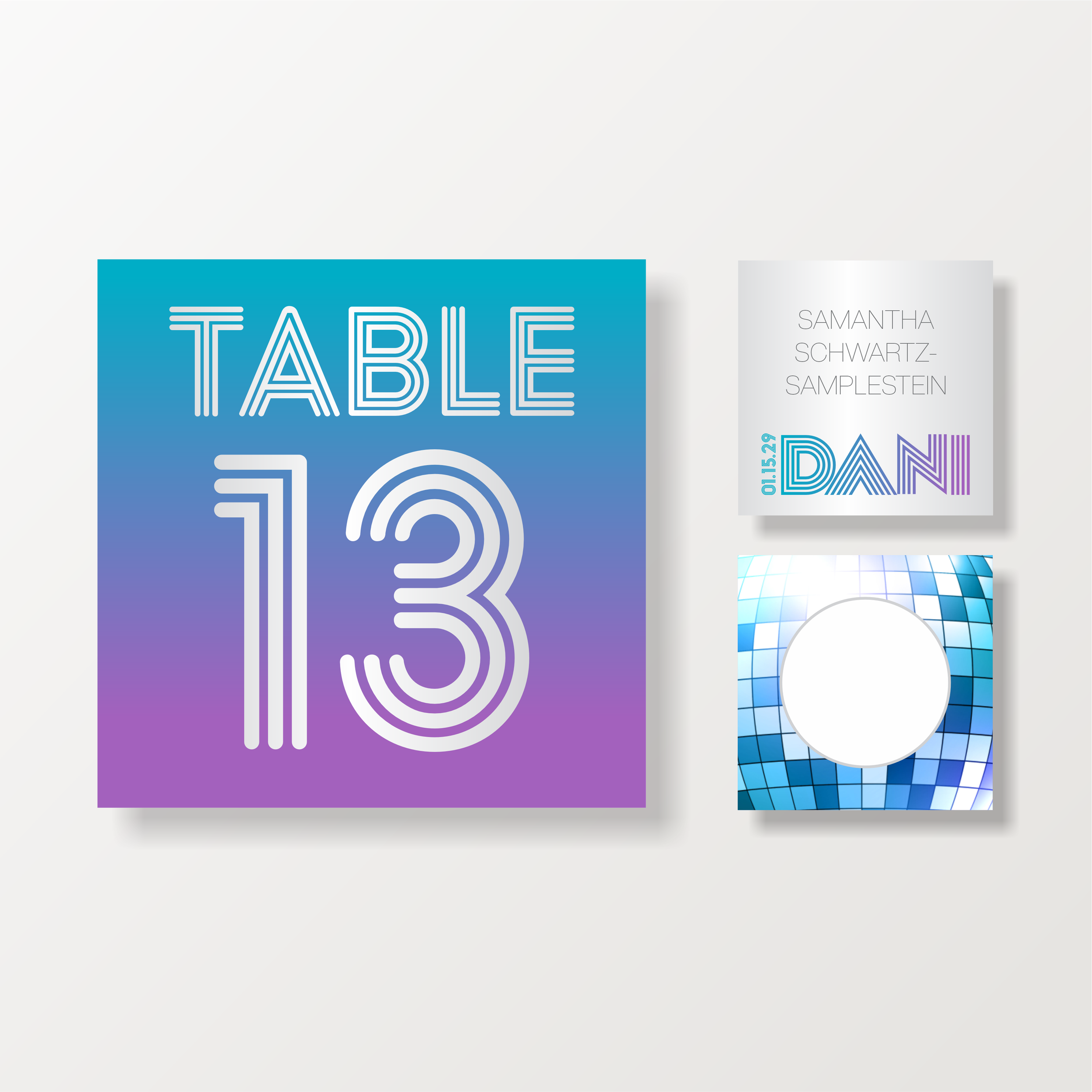 PLACECARDS + TABLE #S