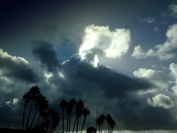And the sky puts on a show daily.