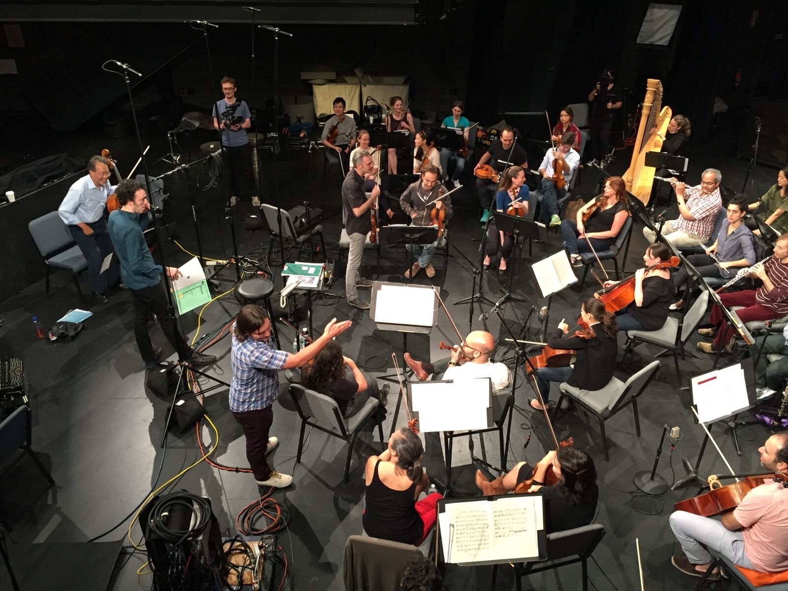 With the Knights and Yo-Yo Ma