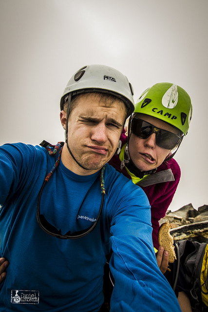 We spent much less than 5 minutes on the summit. Made some faces and got outa town! 