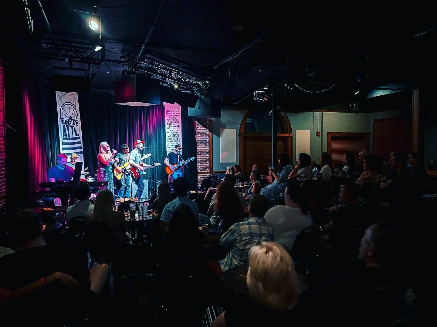 Thanks everyone who came out to support some original live music at @eddiesattic last Saturday night. It was a great time playing music with my friends. Until next time&hellip; 

Big thanks to the musicians:
Katie Coleman - vocals
Austin Coleman - gu