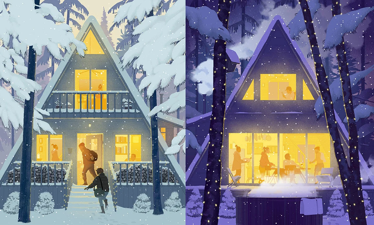 "Let It Snow" - Airbnb Magazine