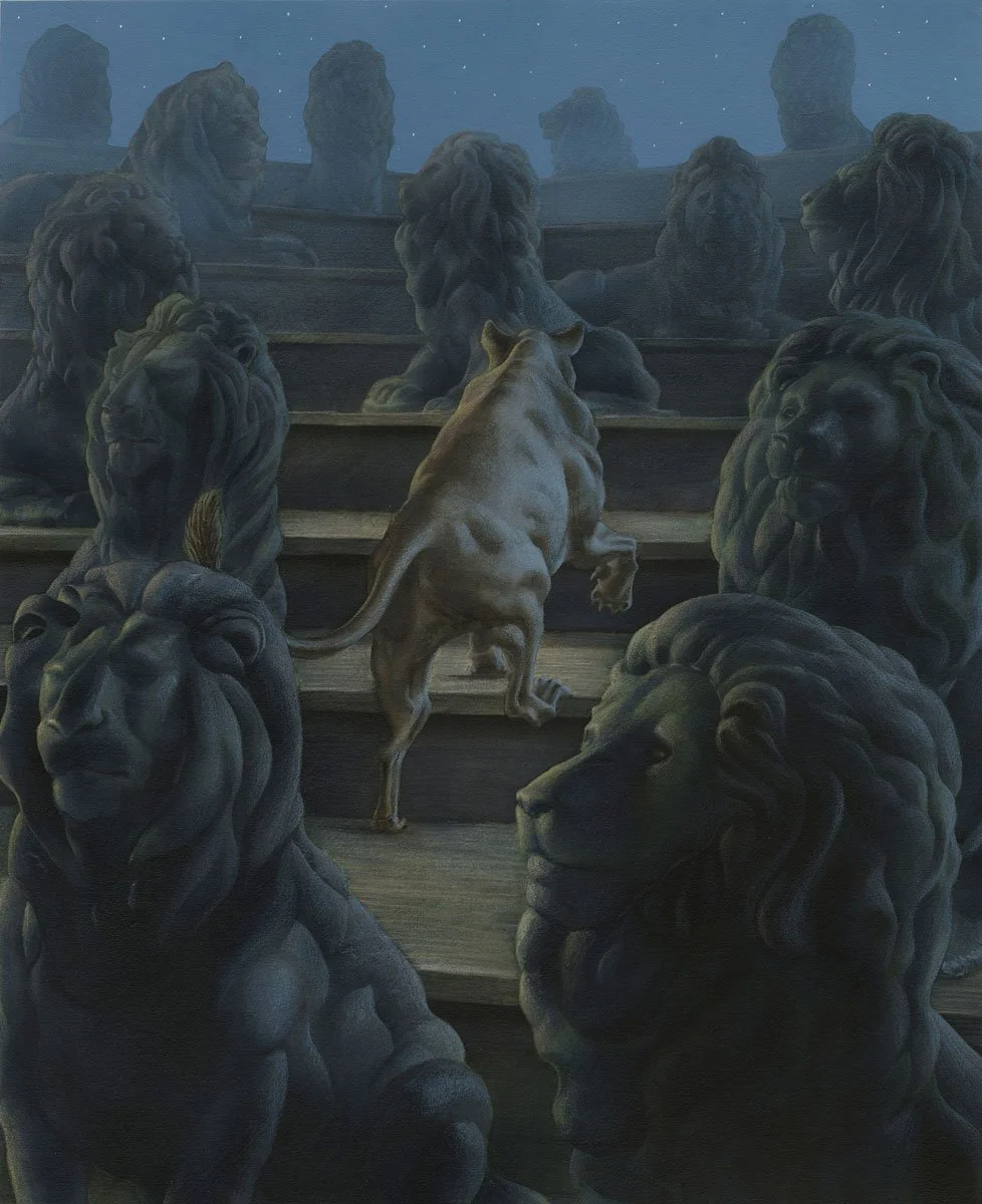 Far Beyond Mistaken Fantasy - original art