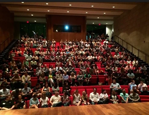 The audience at the opening session at GASCAN.