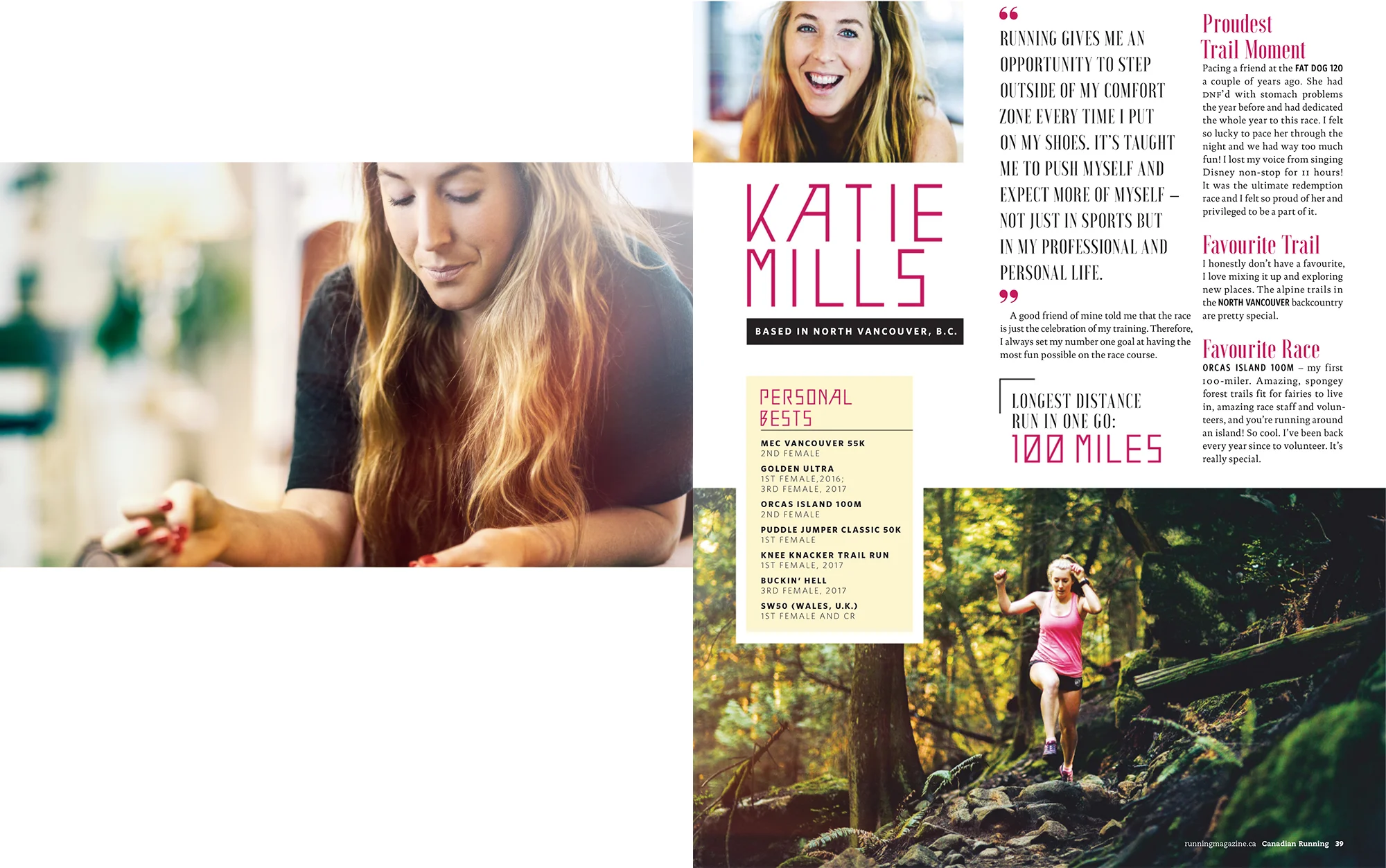 Katie Mills Studio to Trails by Brice Ferre Studio Vancouver Portrait and Athlete