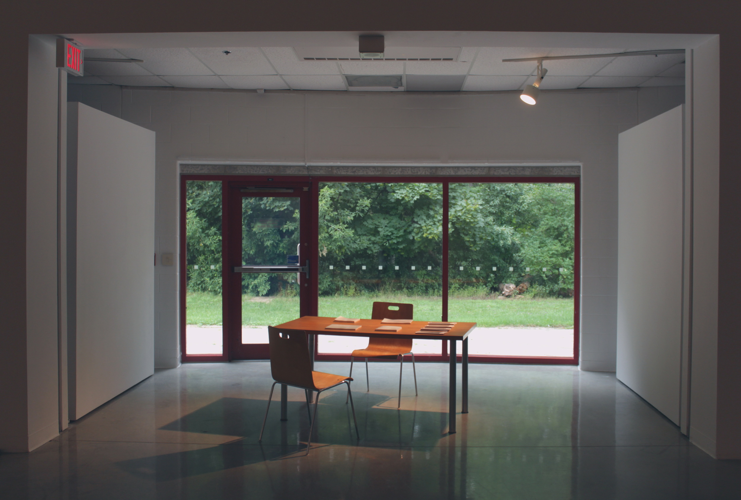 installation view, book works