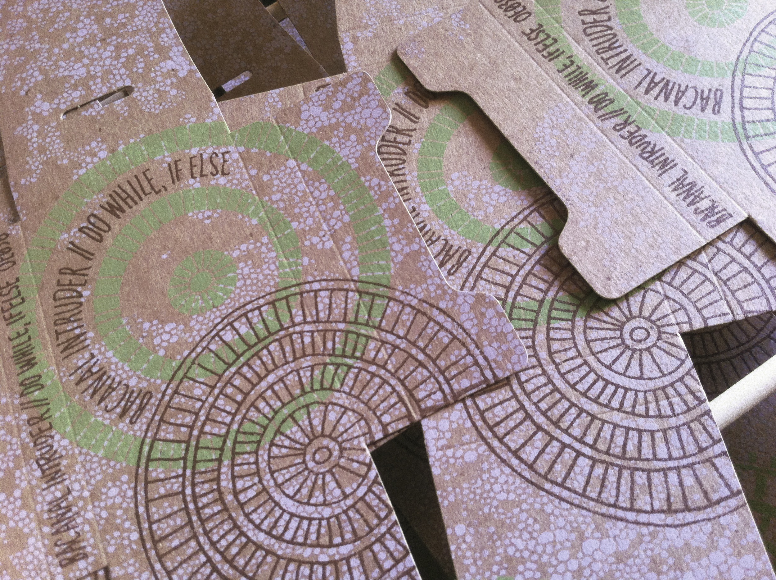  Silk screened tape cassette packaging for Other Electricities 