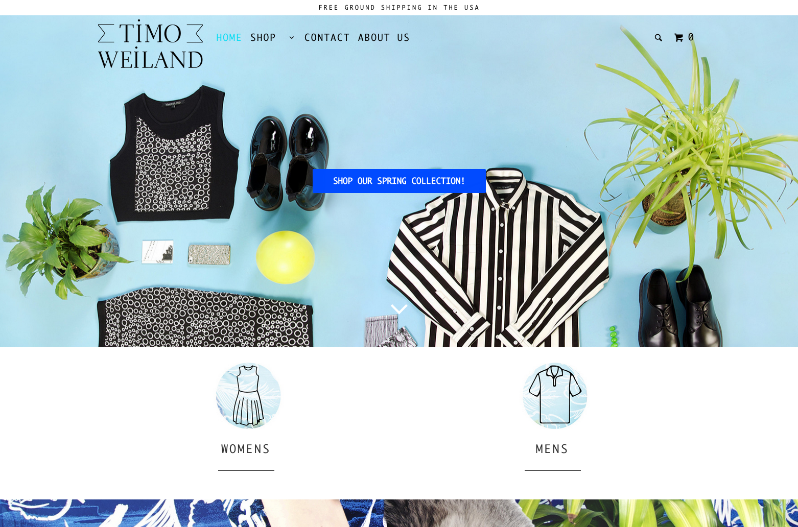Web Design & E-Commerce Photography for Fashion Designer Timo Weiland