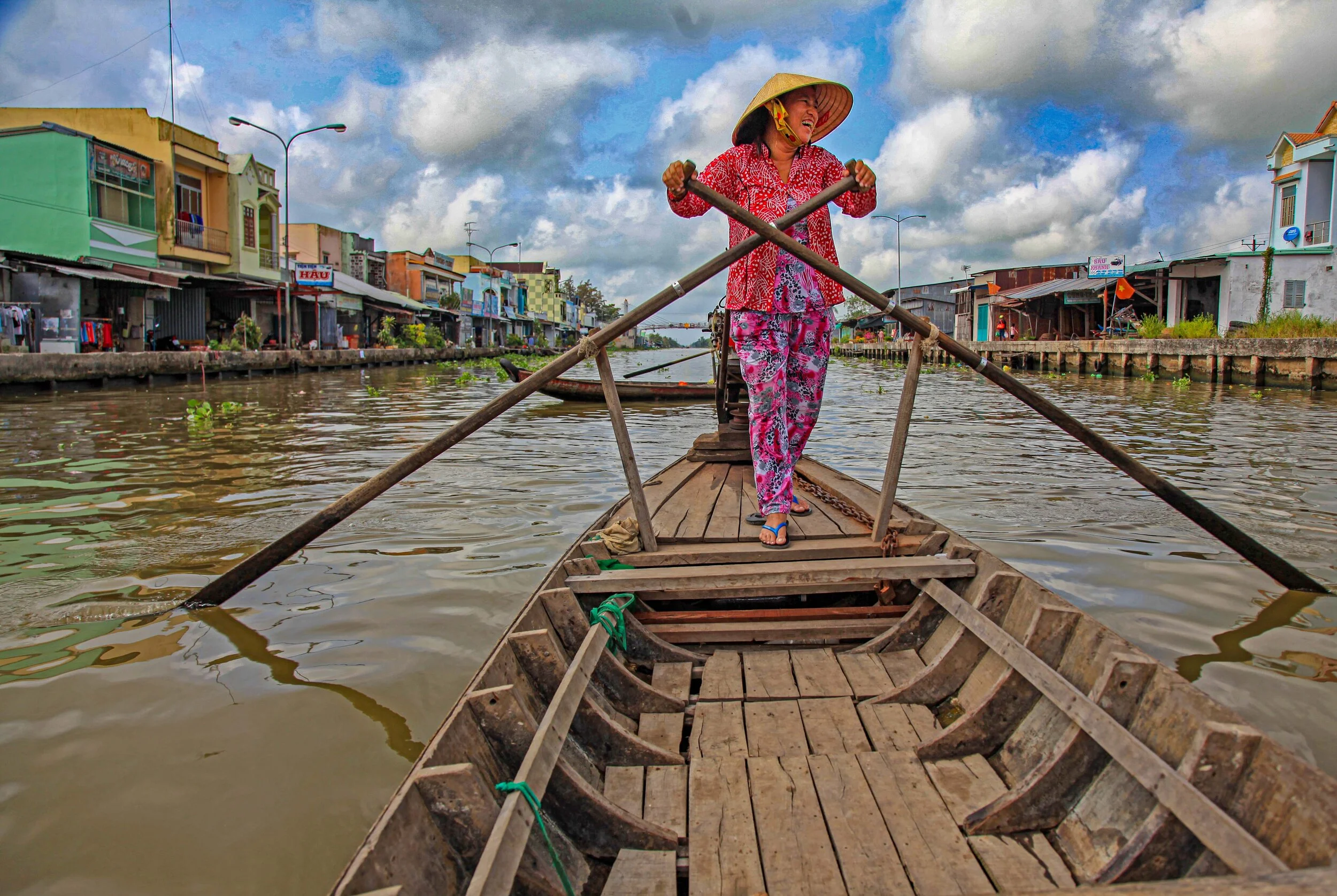  Floating Market, Mekong River delta, Vietnam         