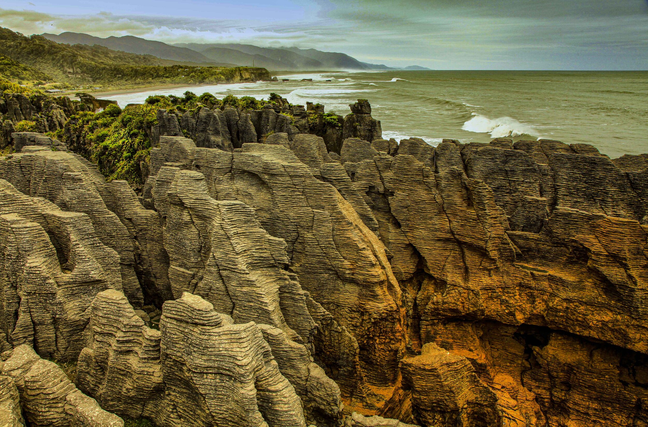  Pancake Rocks, New Zealand 