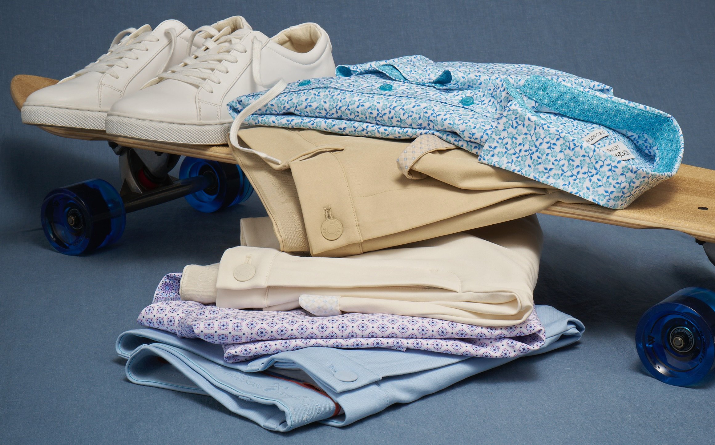 Greg Norman pant stack:skateboard.jpg
