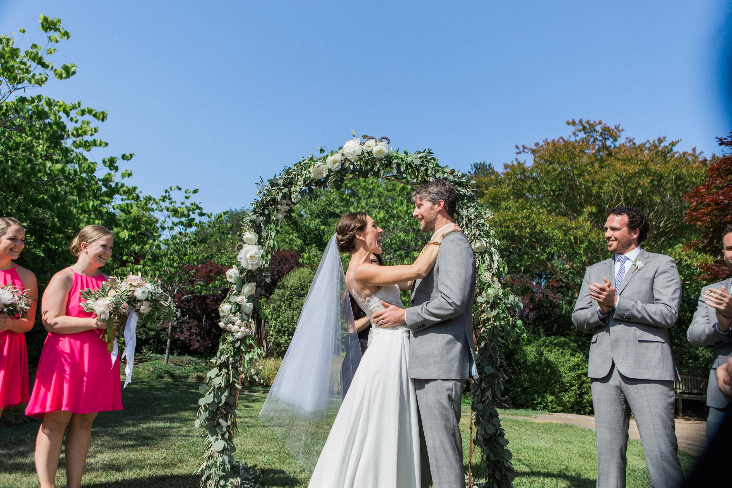 Husband and wife. I think my face says it all. 