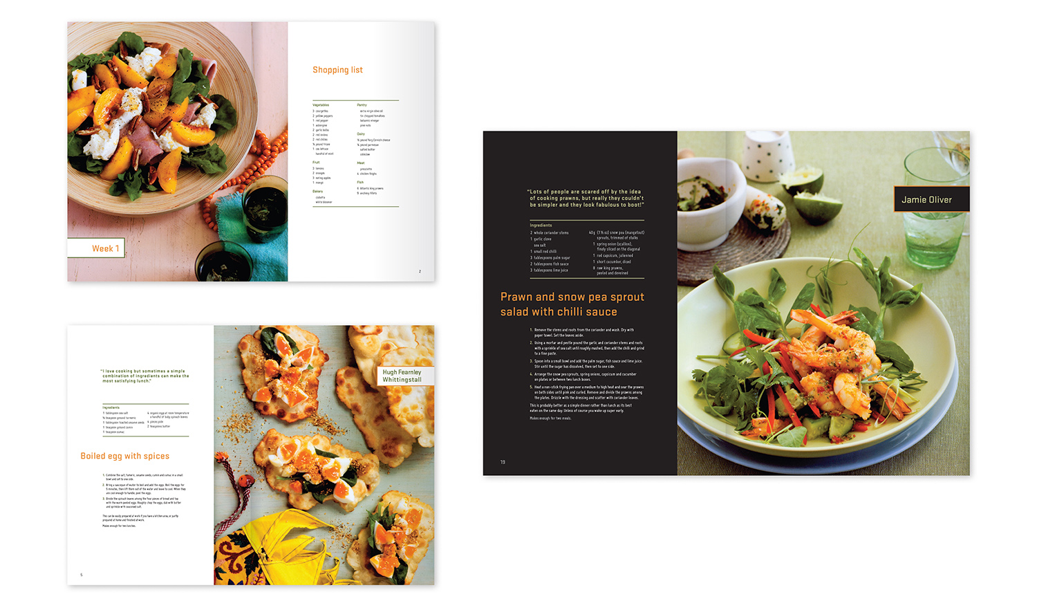   No Time To Cookbook  - The cookbook is aimed at young professionals who love food but don't have much time to prepare their meals. It required a contemporary feel, without being too feminine or conservative. The cookbook is clear and easy to use wi