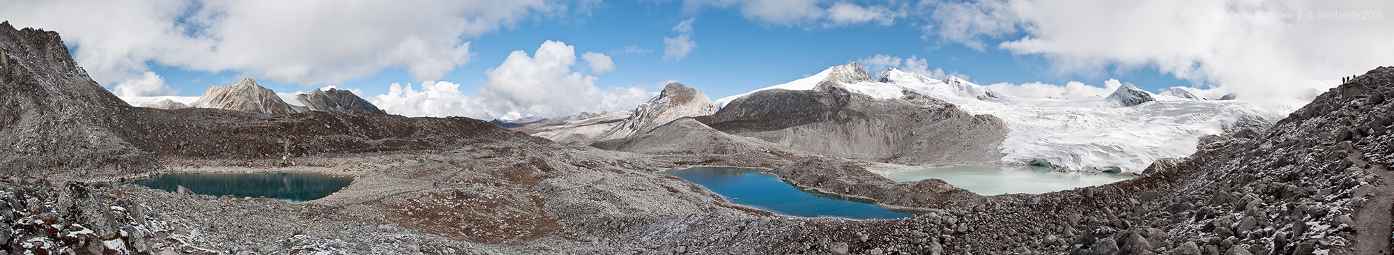  View during final approach to the Rinchen Zoe La (5326m). Lunana. 