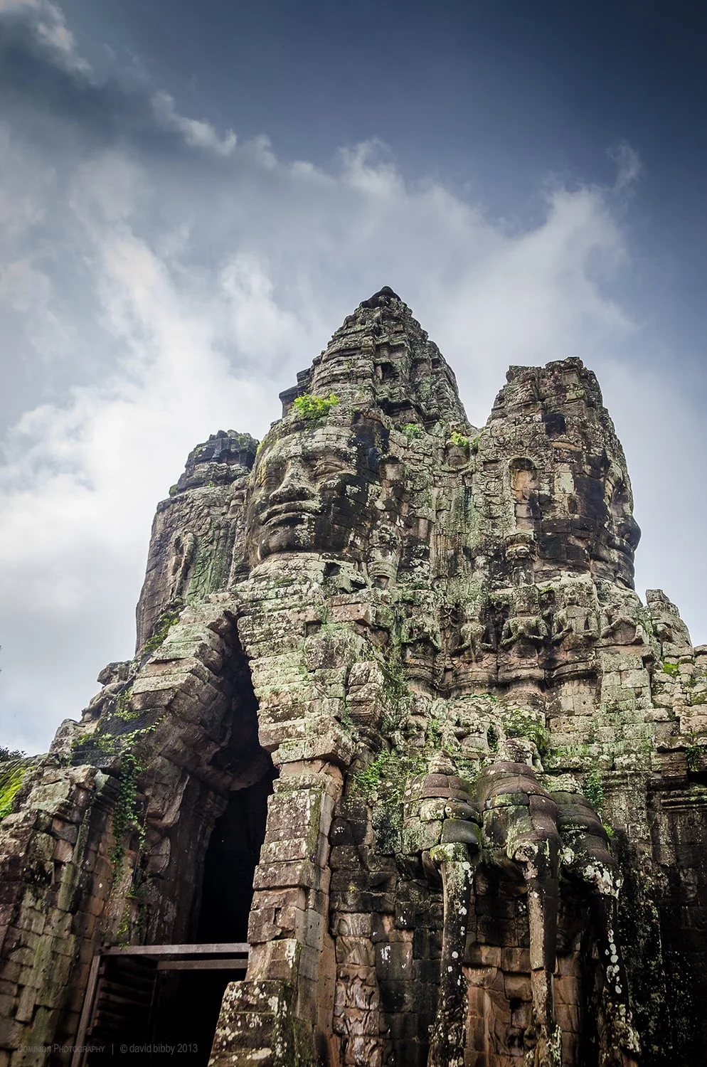 Angkor Thom south gate - 12th-13th century city gate. Angkor, Siem Reap Province, Cambodia.