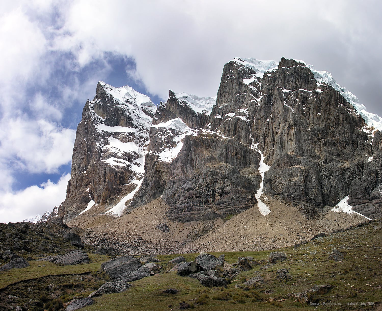  Western face of Cuyoc. Cordillera Huayhuash, Peru. 