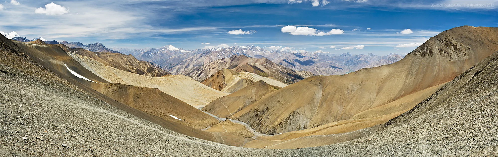 View west from the Chan La (5378m). Dolpa district.