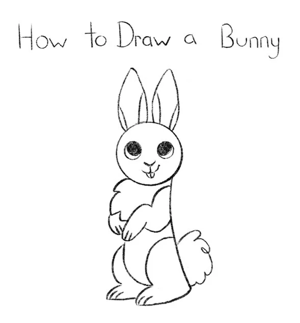 How to Draw a Bunny Click for PDF printable