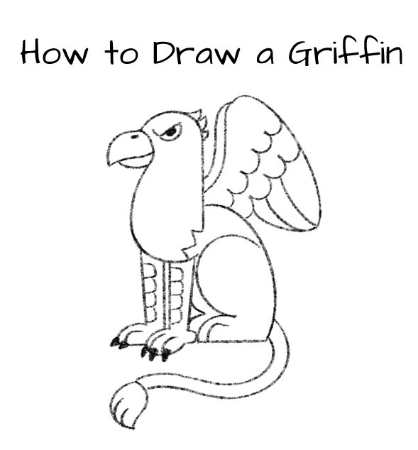 How to Draw a Griffin Click for PDF printable