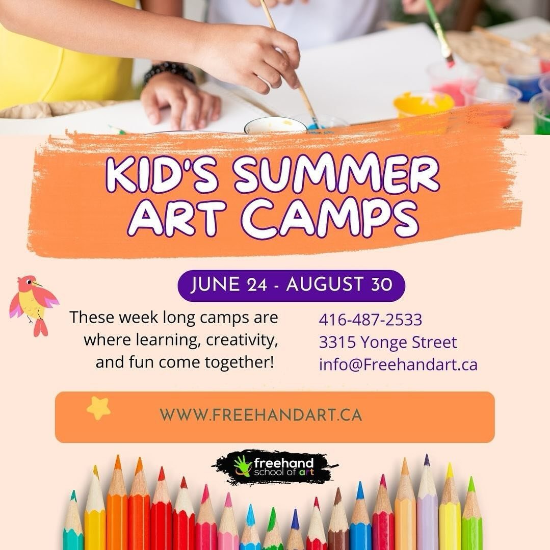 What are you doing this summer? Our Summer Art Camps are the highlight of our year here at Freehand. These 9, week-long programs provide a warm, welcoming environment where learning, creativity, and fun come together. 

This summer, our themes includ