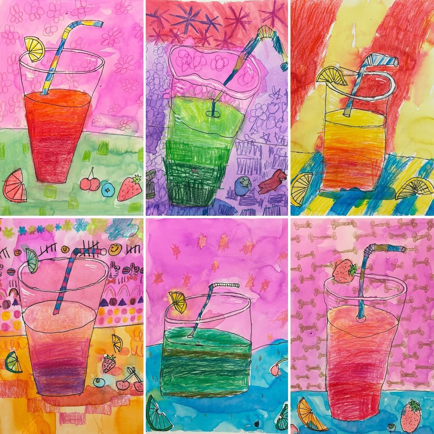 It&rsquo;s a beautiful warm sunny day here in Toronto &ndash; a perfect day for a refreshing glass of lemonade! This morning, our Grade 1-3 #ArtExplorations class learned about the element of value in art. We used coloured pencils to create a shaded 