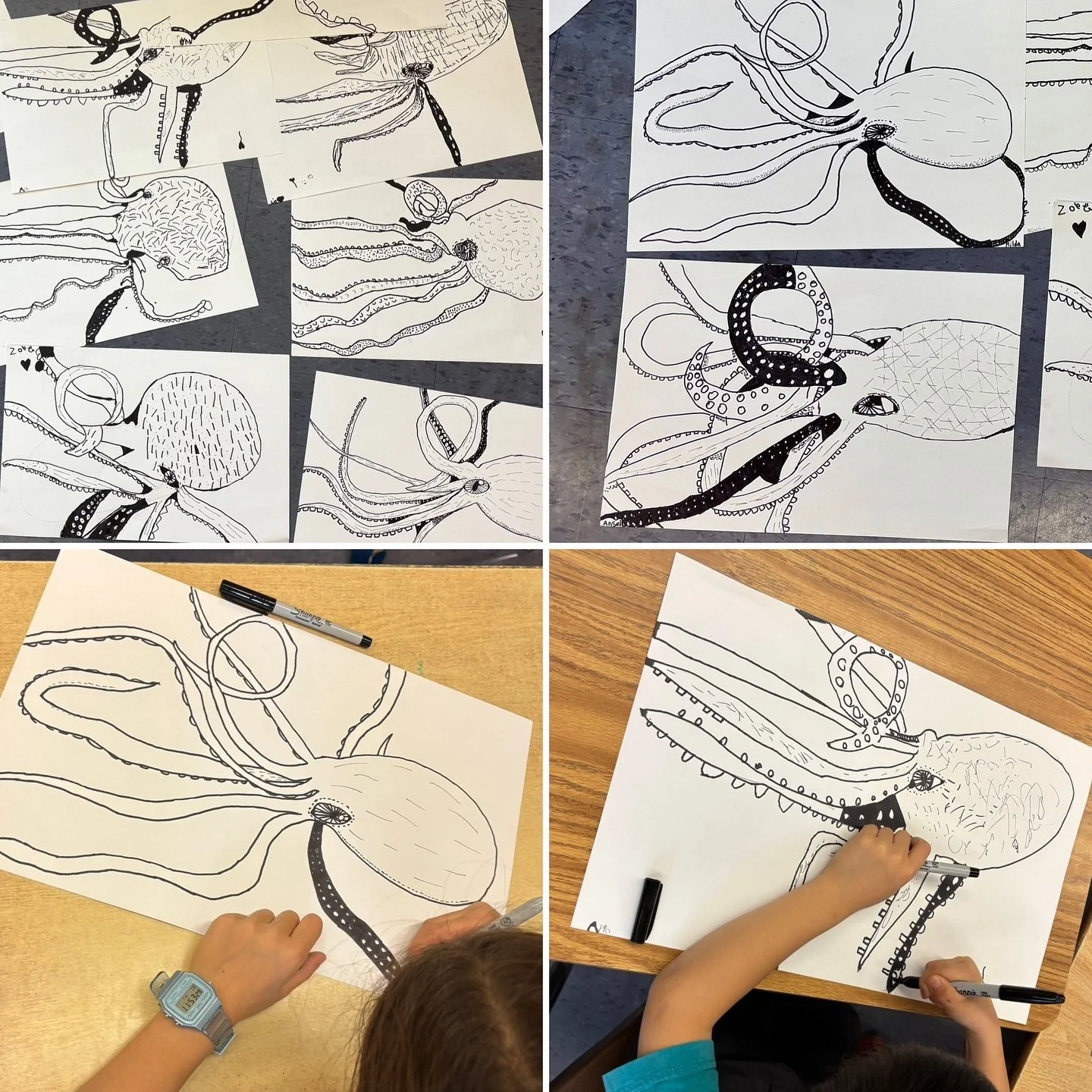 Here at Freehand, we love having the opportunity to provide After 4 and lunchtime art programs at some of our local schools. Today, we were at #JohnFisherJPS for our weekly lunchtime Grade 1-3 #Drawing workshop. This week, our young artists practiced