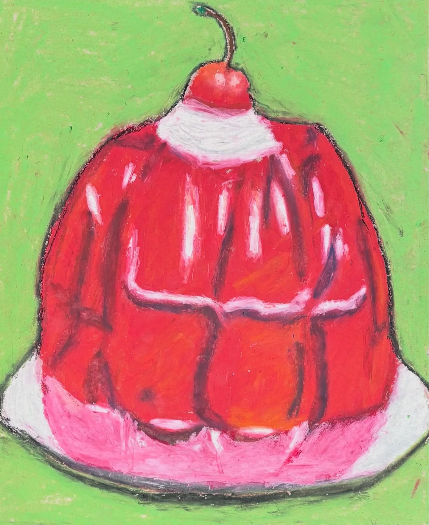 For the past few weeks, several of our in-studio and off-site classes have been drawing jello. Our artists have been learning how to layer and blend oil pastels to capture highlights, shadows, and even some transparency! These beautiful #jello drawin