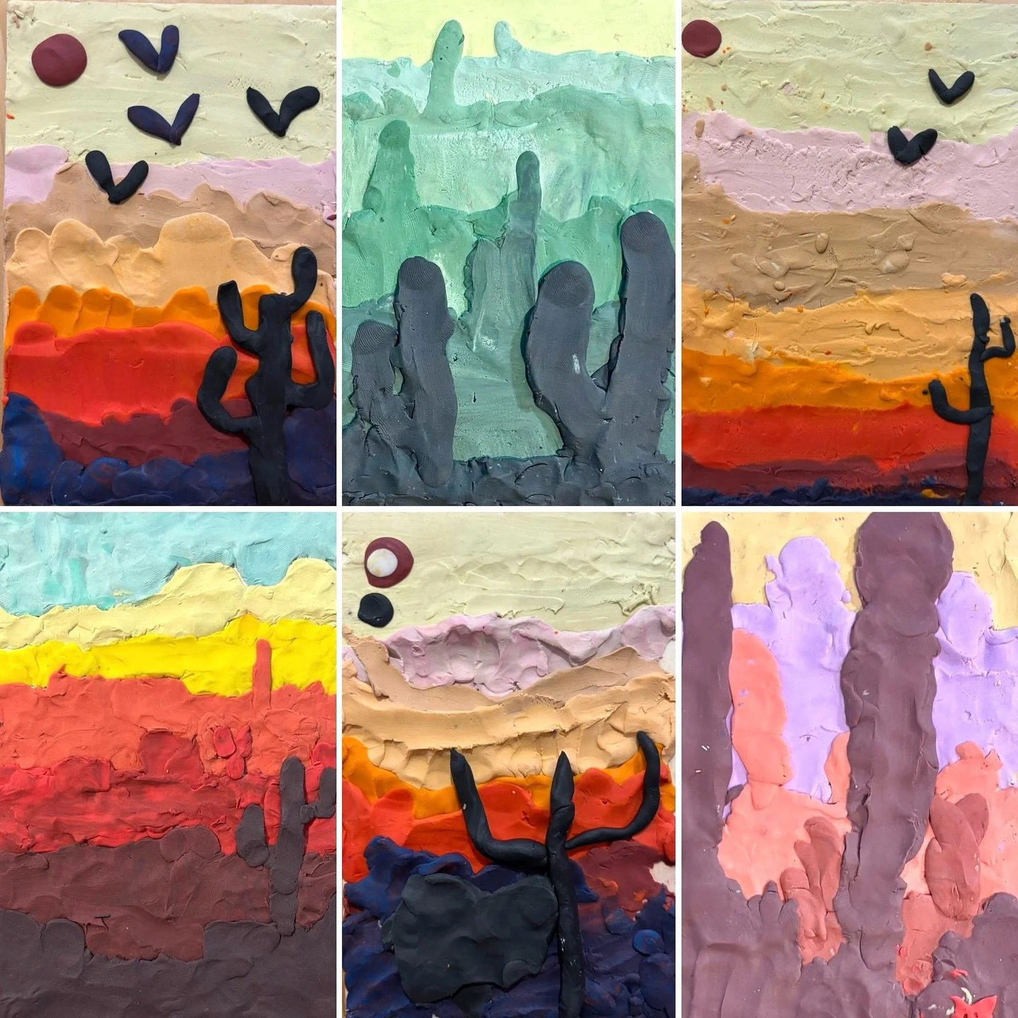 Today was our first full day of #MarchBreakartcamp and our &ldquo;Artventure&rdquo; campers visited the #SonoranDesert in Mexico to learn about atmospheric perspective. #Atmosphericperspective describes the phenomenon where distant objects appears to