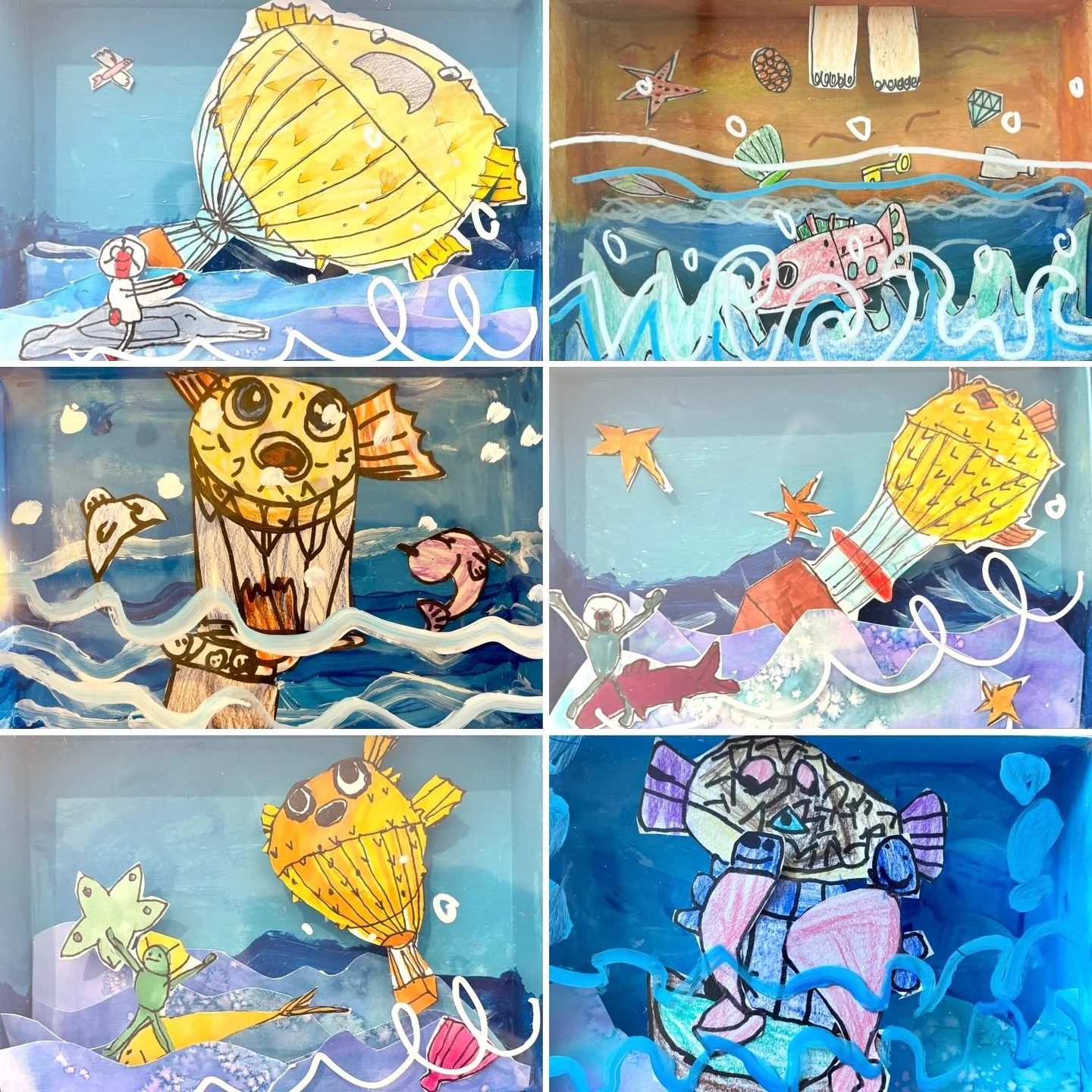 David Wiesner&rsquo;s Caldecott award-winning book &ldquo;Flotsam&rdquo; was the basis for today&rsquo;s March Break &ldquo;Artventure&rdquo;. Told solely in stunning watercolor illustrations, Flotsam is the story of a boy who finds a very old, barna