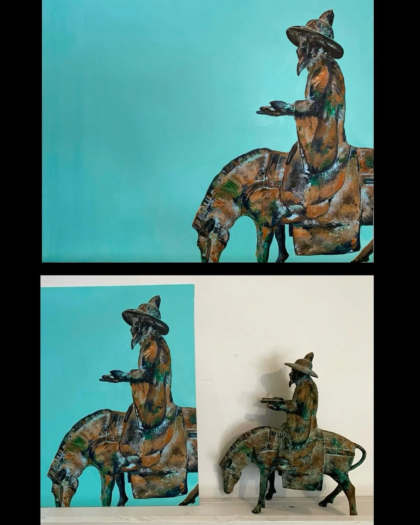 This incredible painting of a family heirloom statue was made by Lynda in our Adult Acrylic class. Months of careful, loving work went into this masterpiece, and the results really speak for themselves! Phenomenal work, Lynda.

The second installme