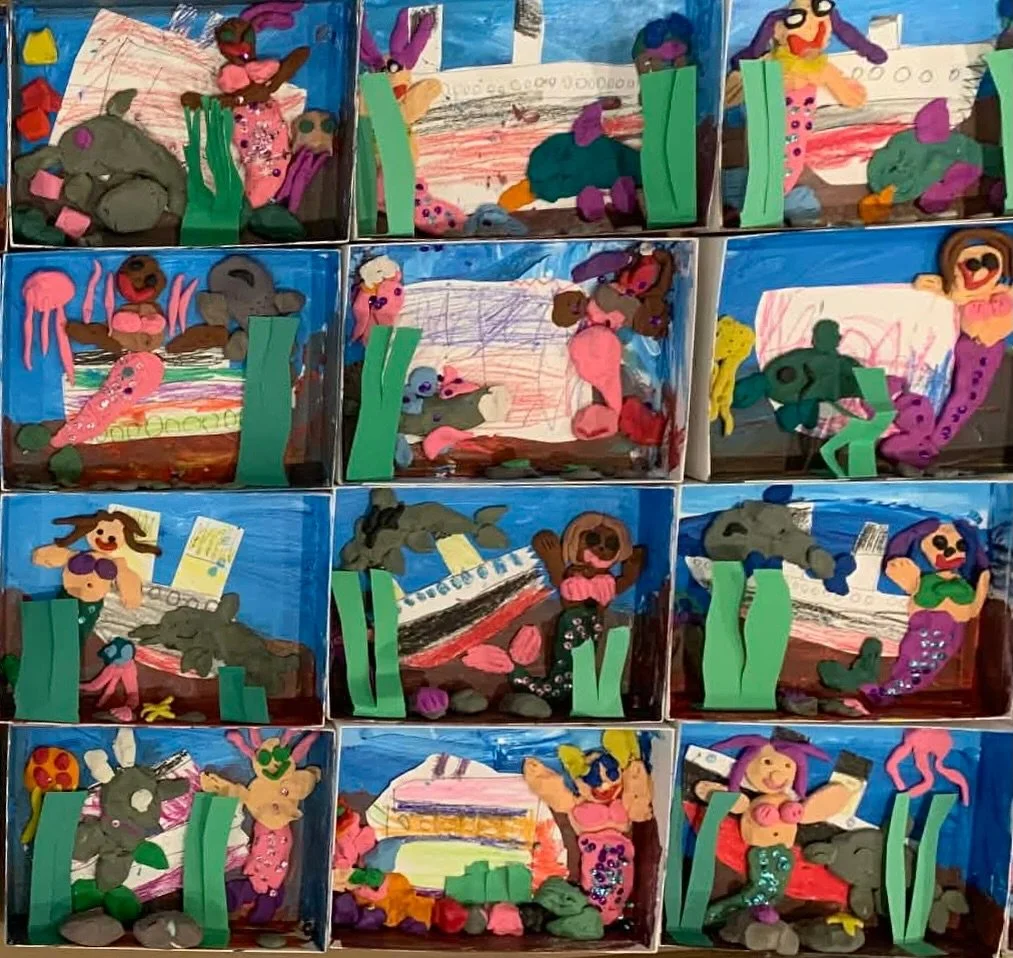 Happy 6th birthday, Catie! We had a great time making #titanic and #mermaid shadowboxes with you and your friends on Sunday!

Interested in arranging a special party for the young artist in your life? Send us an email to schedule your booking! Info@f