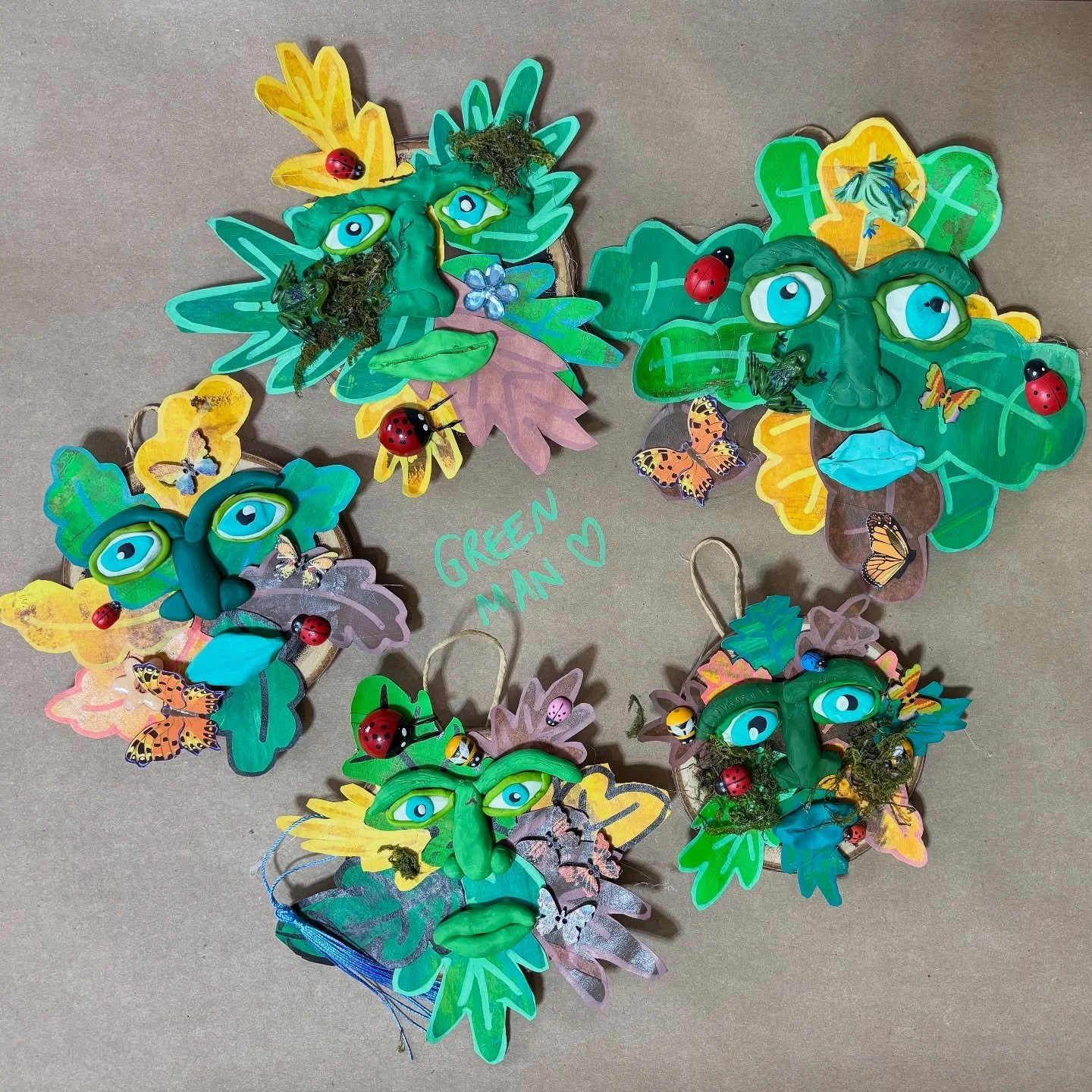 The Green Man is a recurring figure in European art and folklore, usually depicted as a human face intertwined with leaves, vines, and branches. The #greenman is a symbol of rebirth, wilderness, and seasonal renewal, and is carved into medieval churc