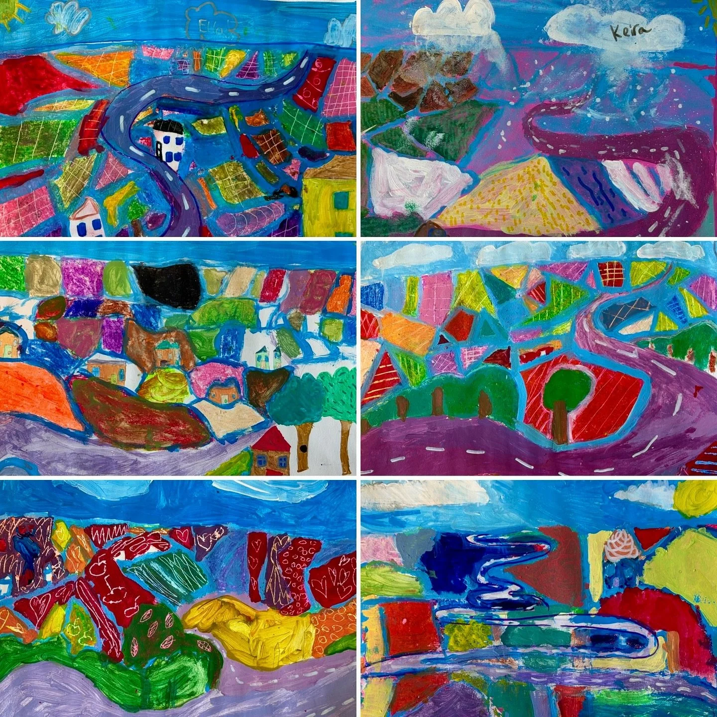 At Freehand we always aim to cover at least one famous artist per term in all of our classes. This term, our Sunday Grade 1-3 &ldquo;Drawing and Painting&rdquo; class was inspired by British artist David Hockney. Our young artists used acrylic paint,