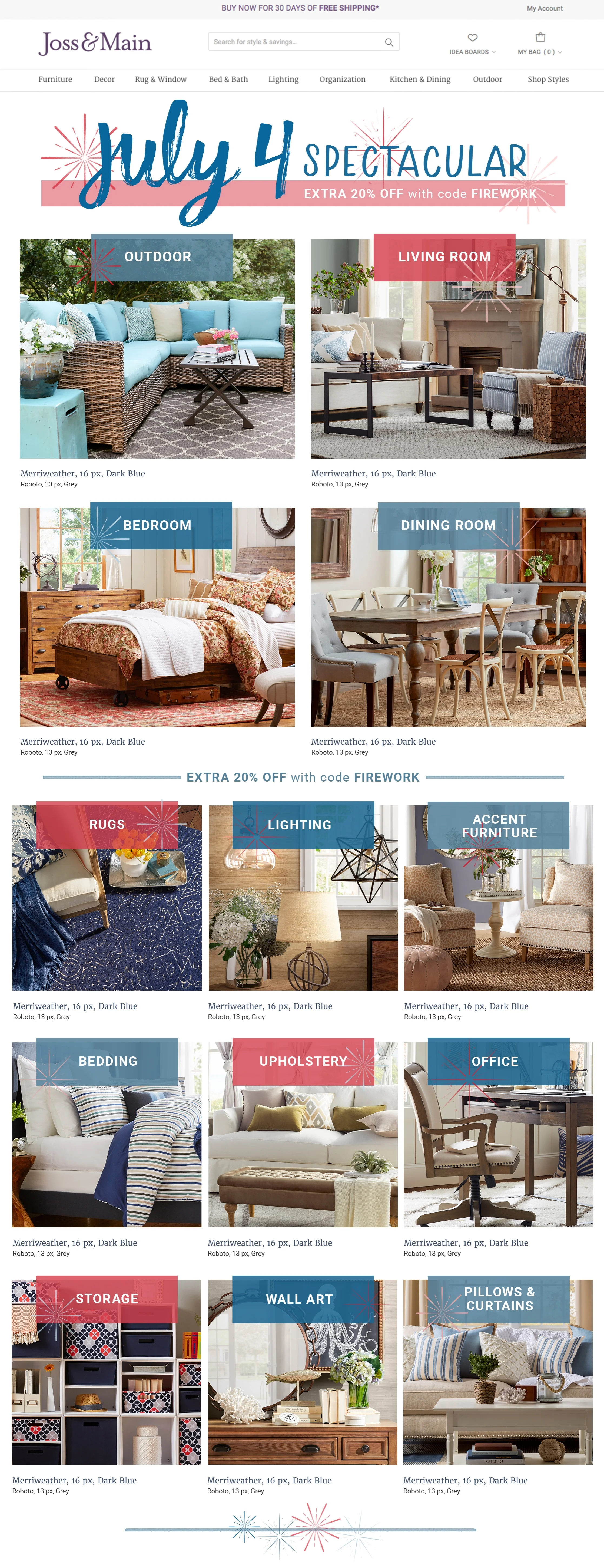 Desktop interstitial page